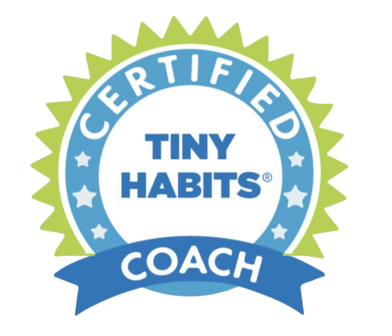 Insignia de coach certificado Tiny Habits